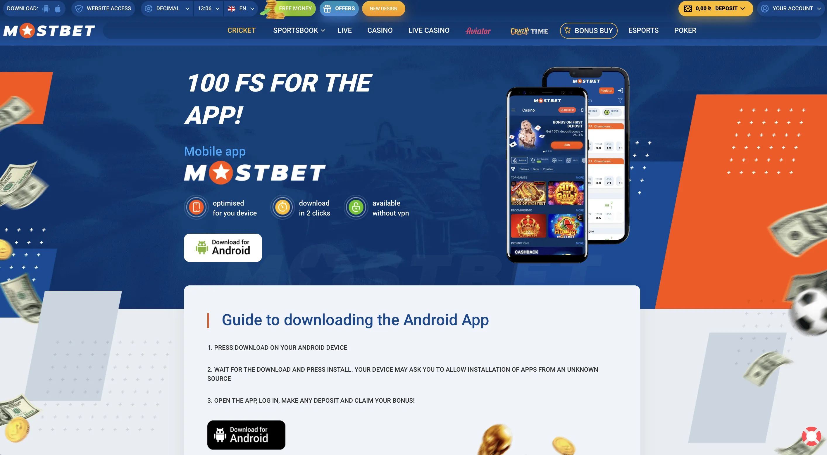 Mobile App and Mostbet Download